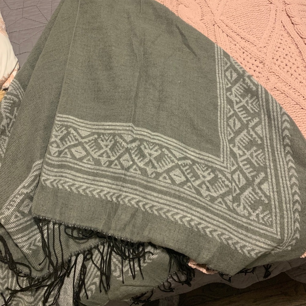 Oversized Grey Shawl/Drape